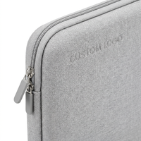 Sac à dos pour ordinateur portable HCD EVA avec logo personnalisé, design moderne et simple, écologique, doublure douce en peluche, sangles élastiques, pour les voyages d'affaires