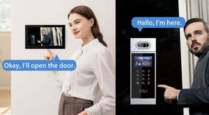 Sistema de <span class=keywords><strong>Videoportero</strong></span> Profesional de 3 Unidades para 3 Apartamentos, Intercomunicador de Audio y Video Bidireccional para <span class=keywords><strong>Viviendas</strong></span> Multifamiliares, <span class=keywords><strong>Kit</strong></span> con Pantalla Táctil de 7 Pulgadas - Product Image 5