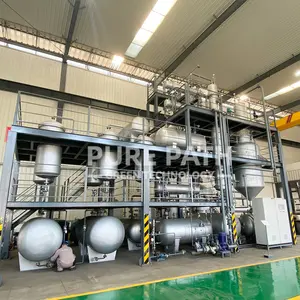 Continuous Work Automatic Control Waste Black Oil To Diesel Plant For Sale