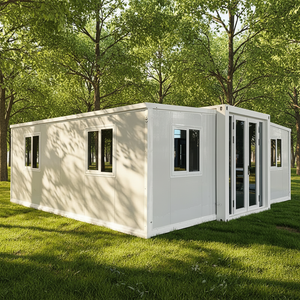 快速施工预制定制设计现代豪华三卧室透气环保夹芯板客厅超市 - Product Image 1