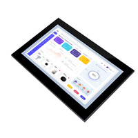 Layar Mobil 14 Inci IPS LCD Touchscreen dengan Casing Logam, Panel PC Industri Berbasis Android