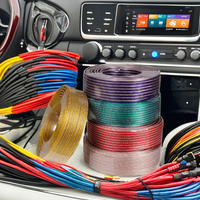 2 núcleos HiFi/altavoz de Audio para coche/Cable de altavoz Cable de amplificador de Audio de potencia multihebra 50m 100M Uso de ingeniero Coaxial