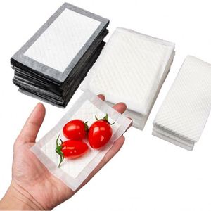 High Quality MIYUAN 180*120mm Meat Absorbent Pads Food Grade <b>Plastic</b> Paper Soaker <b>Tray</b> Absorb Moisture Meat Seafood Factory - Product Image 3
