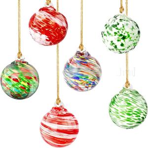 Décoration <span class=keywords><strong>de</strong></span> globe à <span class=keywords><strong>neige</strong></span> <span class=keywords><strong>de</strong></span> <span class=keywords><strong>Noël</strong></span> élégante <span class=keywords><strong>en</strong></span> <span class=keywords><strong>verre</strong></span> artisanal, <span class=keywords><strong>boule</strong></span> <span class=keywords><strong>en</strong></span> <span class=keywords><strong>verre</strong></span> faite à la main, ornements d'arbre - Product Image 4