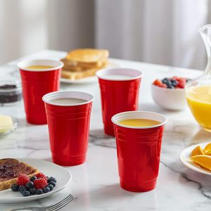 Hot Selling 16oz Red <b>Plastic</b> Party Bar <b>Cup</b> for Barbecues Pool Party Birthday Party Disposable <b>Drinking</b> <b>Cups</b> - Product Image 4