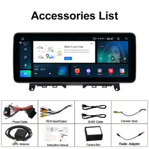 Radio para Auto con Pantalla Táctil Android de 12.3 Pulgadas para <span class=keywords><strong>Mercedes</strong></span>-Benz Clase C W204 2007-2011 con <span class=keywords><strong>GPS</strong></span>, Montaje en el Tablero RGB, 1 Año de Garantía - Product Image 6