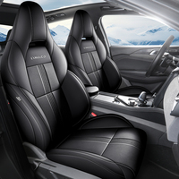 Pour Lynk & Co Lynk&Co 01 03 06 09 Housses de siège sur mesure pour voiture Accessoires de voiture 5 places Cuir artificiel Kits de sièges à couverture complète