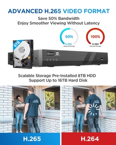 Bestverkopende Outdoor Long Range Monitor <span class=keywords><strong>16</strong></span> Camera Beveiligingssysteem 4K Nvr Audio Bewegingsdetectie Voor Business <span class=keywords><strong>Guard</strong></span> Eenvoudig Te Installeren - Product Image 4