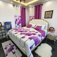 Bedrucktes 12-teiliges Luxus-Schlafzimmer-Set mit Hochwertiger Bettwäsche. Meistverkauftes Produkt in der Karibikregion Haiti, Florida