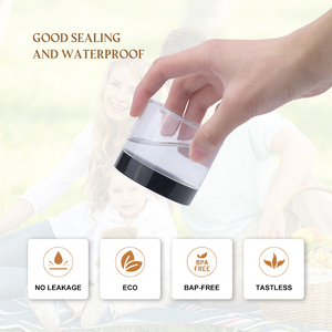 Contenitori Vuoti in Plastica per Alimenti 30ml 50ml 100ml 120ml 200ml 250ml 500ml 4oz 8oz Barattoli in PET Trasparente o Ambrato con Coperchi - Product Image 5