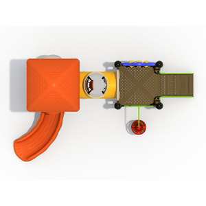 Toboggan de terrain de jeu extérieur <span class=keywords><strong>pour</strong></span> enfants, conception durable, stimule les capacités motrices, encourage le jeu actif et soutient le développement de l'enfant - Product Image 2