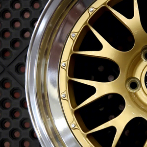 Roda tempa 2 bagian kustom E88 roda mobil penumpang bibir dalam E88 rim 5x120 5x112 2 bagian roda tempa untuk Porsche 993 - Product Image 2