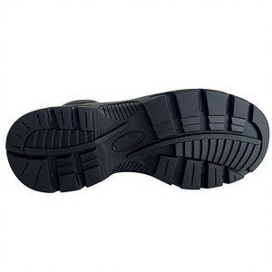 Bottes de sécurité en cuir marron DSF53, logo personnalisé sur demande, chaussures de randonnée et de travail tactiques pour extérieur, bottes de sécurité. - Product Image 3