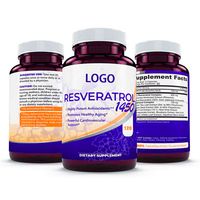 Capsules de Resvératrol de feuille de thé vert et d'extrait de pépins de raisin de vitamine C de pilule de perte de poids de marque de distributeur