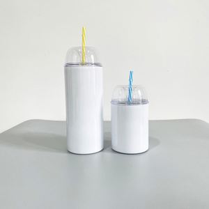 White Diy Topper Blank Sublimation 10Oz Lowball 22Oz Fatty 20Oz Tumblers With Dome Straw Lids for Mini Resin Figures - Product Image 3