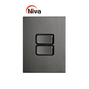 Innv5 tùy chỉnh ổ cắm Ấn Độ thép không gỉ 2 Gang 2 cách thiết bị chuyển mạch nhà khách sạn loạt kim loại bảng điều chỉnh chuyển đổi tường chuyển đổi ánh sáng 220V 15A - Product Image 5