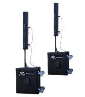 Système de haut-parleurs PA AES 240W+700W, colonne audio active multifonctionnelle professionnelle, amplificateur numérique DSP, mini haut-parleur live