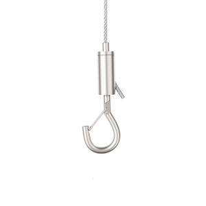 Crochet de <span class=keywords><strong>suspension</strong></span> réglable en acier inoxydable avec pince à câble et loquet de sécurité - Product Image 2