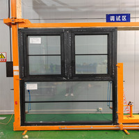 Puertas y Ventanas Modernas de Aleación de Aluminio con Diseño de Doble Bisagra, Función Insonorizante, Vidrio Low-E, Certificación Energy Star, Mosquitera