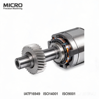 Arbre de rotor de moteur personnalisé non standard avec engrenages multi-étages pour machines spéciales