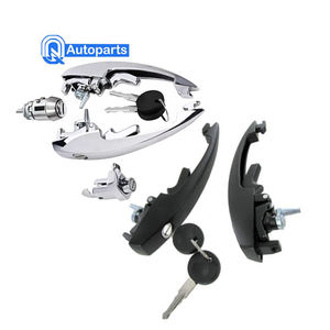 Q Manija exterior del coche Cerradura de encendido Juego de cerradura de puerta trasera 111837205J 111837205 1BM827503 1BM837205 para Volkswagen Beetle 1968-1979 - Product Image 1