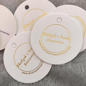 Custom Swing hang Tags New China Label Designs Clothing Garment Pant logo Tag - Product Image 4
