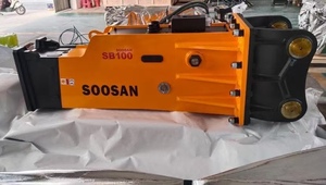 SB100 Box Type Hydraulic Breaker with Bearing New Construction for Mining Industries Featuring Motor Core Chisel Component - Product Image 4