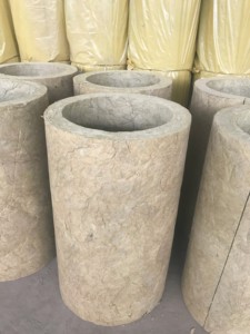 <span class=keywords><strong>Tuyau</strong></span> d'isolation en forme de feuille <span class=keywords><strong>Tuyau</strong></span> d'isolation en laine de roche Diamètre de 30-150mm Tube en laine minérale - Product Image 2