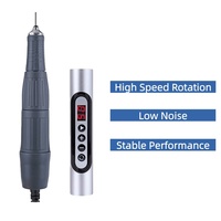 Micromoteur dentaire sans balais - Machine de polissage/perçage électrique portable pour laboratoire et clinique dentaire de haute précision