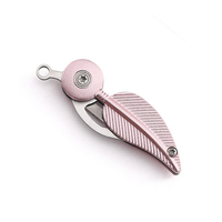 Mini porte-clés Meiji Fashion, multi-outils de poche pour femme, couteau utilitaire de survie et d'autodéfense pour l'extérieur, qualité DIY