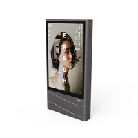 Pantalla LCD Publicitaria de Doble Cara de Alto Brillo para Exteriores, Reproductor de Video Multimedia con Sistema Operativo Android para Promoción Comercial en la Calle