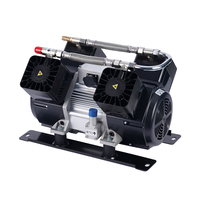 Compresseur d'air à piston sans huile asynchrone 5KW, compresseur d'air électrique pour camion et autobus urbain