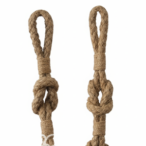 Cortina de yute para decoración del hogar, Tieback - Product Image 1