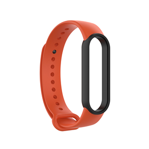 Tschick-Correa deportiva de silicona suave para reloj inteligente <span class=keywords><strong>Xiaomi</strong></span> Mi <span class=keywords><strong>Band</strong></span> <span class=keywords><strong>5</strong></span> y 6, pulsera de repuesto de doble color - Product Image 4