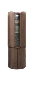 Moderno Mueble para Vino y Licores de Madera de Nogal Sólido con Iluminación LED y Puertas de Vidrio - Ecológico, Gran Capacidad, Duradero, para Sala de Estar - Product Image 2