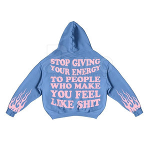 Chándales con estampado de soplo más vendidos, logotipo personalizado, ropa de entrenamiento y jogging de algodón 100% para el invierno para hacer ejercicio - Product Image 2