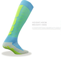 Chaussettes de football Elite longues multicolores grande taille Chaussettes de football antidérapantes à fond de serviette épaisse pour hommes
