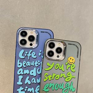 เคสโทร<span class=keywords><strong>ศัพท์</strong></span>มีคำภาษาอังกฤษสำหรับ iPhone 15 14 13 12 11 PRO MAX Girls - Product Image 4