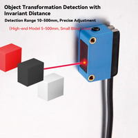 MOTEE Capteurs optiques Suppression de fond carré Réflexion diffuse Commutateur photoélectrique Capteur laser Couleur Distance BGS