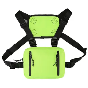 2020 Custom Nylon Chest Bags Front Pocket Fashion Unisex Chest Rig Bag