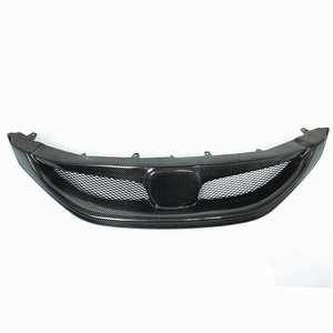 กระจังหน้าคาร์บอนไฟเบอร์สำหรับ <span class=keywords><strong>Honda</strong></span> Civic <span class=keywords><strong>Sedan</strong></span> <span class=keywords><strong>SI</strong></span> ปี 2013 <span class=keywords><strong>2014</strong></span> 2015 รุ่นที่ 9 สีดำ - Product Image 5