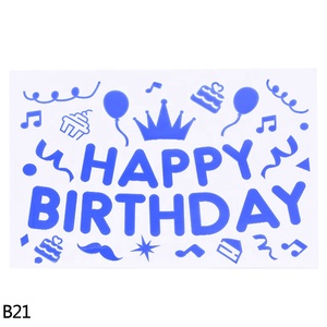 Autocollants ballons d'<span class=keywords><strong>anniversaire</strong></span> pour enfants et adultes, étiquette Scrapbooking, décorations de fête d'<span class=keywords><strong>anniversaire</strong></span>, accessoires, pièces - Product Image 3