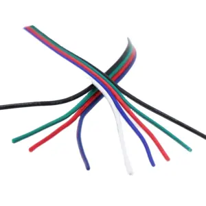 Cable de extensión RGBW, 5 colores para tira LED RGBW