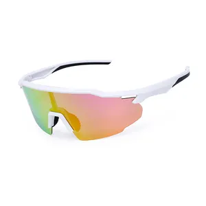 HUBO 521, gafas de bicicleta de montaña rosas para mujer, gafas de sol graduadas para ciclismo con lentes fotocromáticas polarizadas para uso deportivo