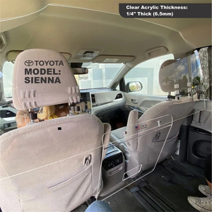 Барьер акриловый для стола безопасности ресторана, разделительная панель, ограждение для стола такси, Ub Lyft Er - Product Image 5