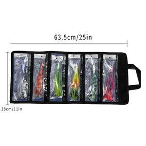 Esche da traina da 7'' per la pesca d'altura di grandi prede, con testa a jet e gonne a polpo, per la pesca al Mahi - Product Image 5