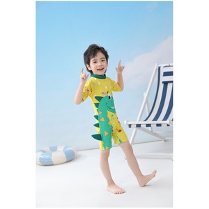 Nuevo Traje de Baño de una Pieza para Niños, con Dibujos Animados, Manga Larga, con Gorro, Protección Solar, Conjunto de 2 Piezas para Niños Pequeños - Product Image 3