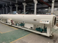 Machine de production de tubes et tuyaux en ABS, HDPE, LDPE, PE, PP, PPR entièrement automatique à vis unique LYD