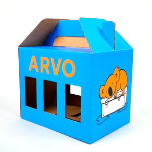 Caja de papel de nuevo estilo 2025 personalizada, caja de vino de envío de cartón corrugado para bebidas con laminación mate de Color azul - Product Image 4