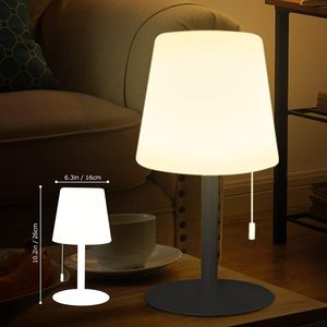 Rgb xách tay có thể sạc lại Bàn Đèn Ngoài Trời ánh sáng ban đêm với kéo chuỗi LED không dây đèn bàn - Product Image 5